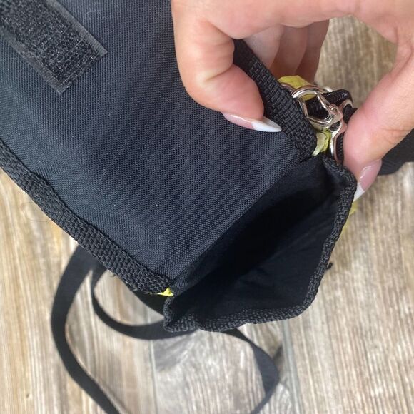 rebagz yellow floral recycled rice bag crossbody pouch - Picture 5 of 7